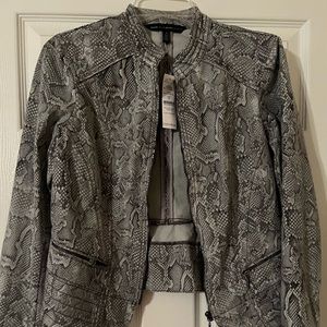 White House Black market brand new with tags, snake skin print jacket.